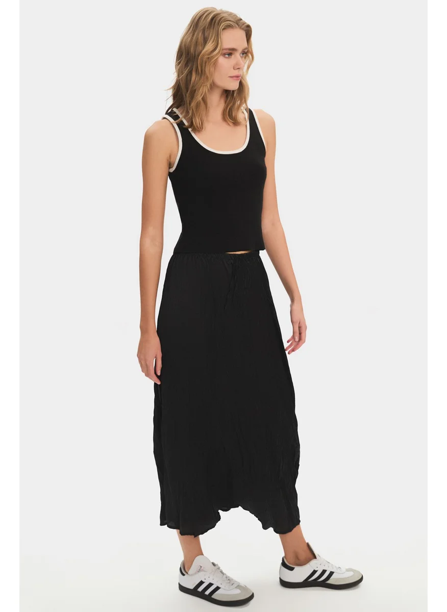 جون Crinkle Detail Skirt