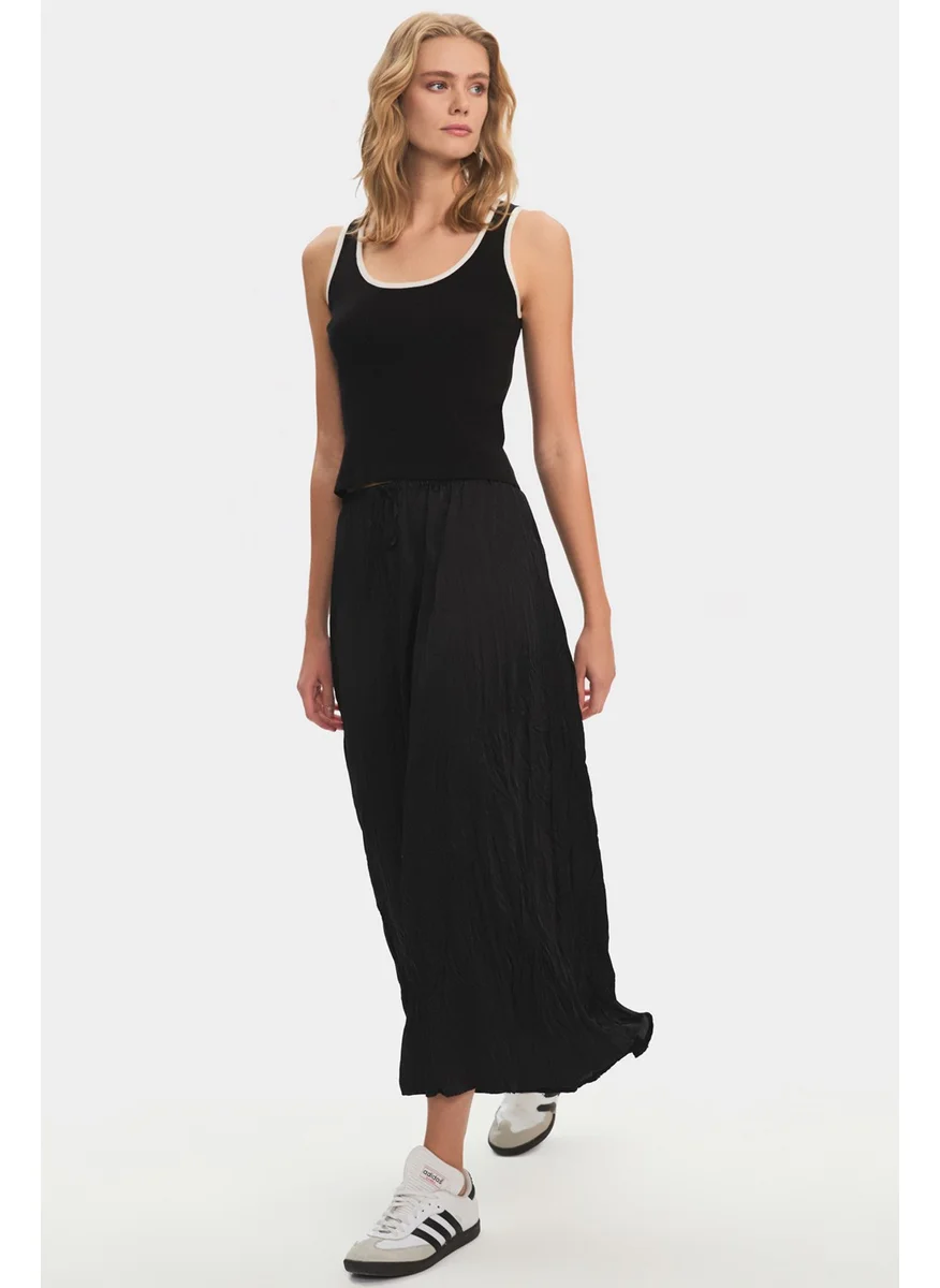 جون Crinkle Detail Skirt
