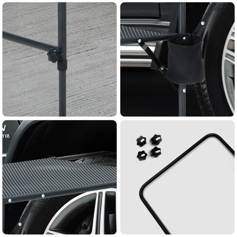 Nice C Tailgate Table, Car Desk, Aluminum Tailgate Table, Car Camping, Mounted Camping Tables, Overlanding Gear, Vehicle Tables, Adjustable Height & Length, Lightweight - Image 5