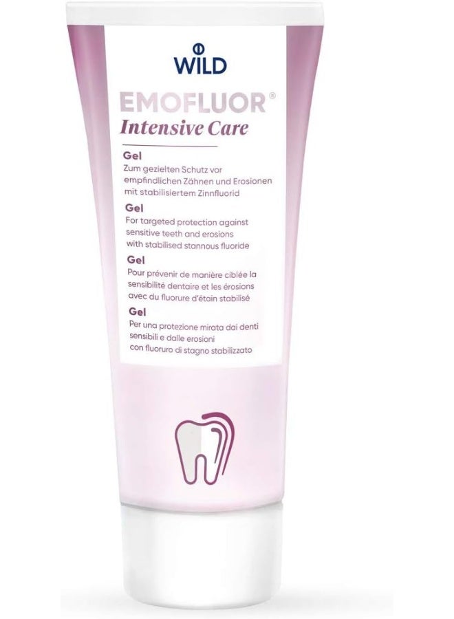 Emofluor Intensive Care Gel, for targeted Protection Against Sensitive Teeth and erosions with stabilised stannous Fluoride - Image 4