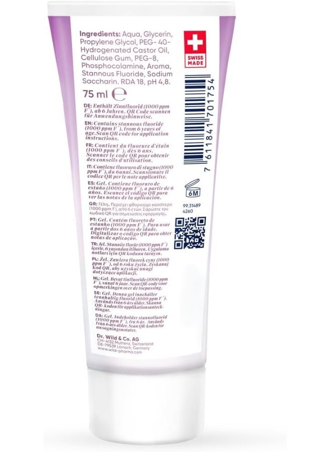 Emofluor Intensive Care Gel, for targeted Protection Against Sensitive Teeth and erosions with stabilised stannous Fluoride - Image 2