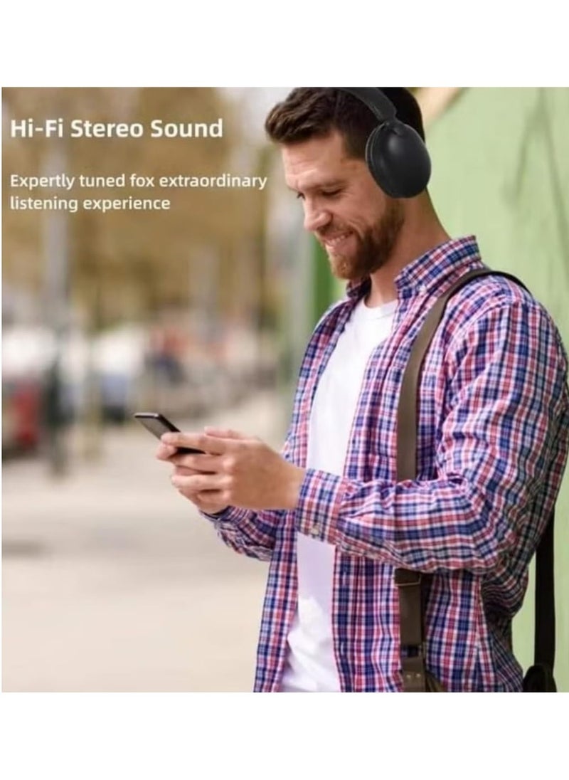 SODO Headset SD-1121 Wireless Stereo Over Ear Headphones With Microphone Black  - Image 4