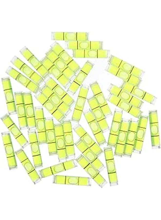 50Pcs Mini Cylindrical Spirit Levels 8X23mm Precision Bubble Vials for Picture Hanging DIY Installation Horizontal Leveler - Image 1