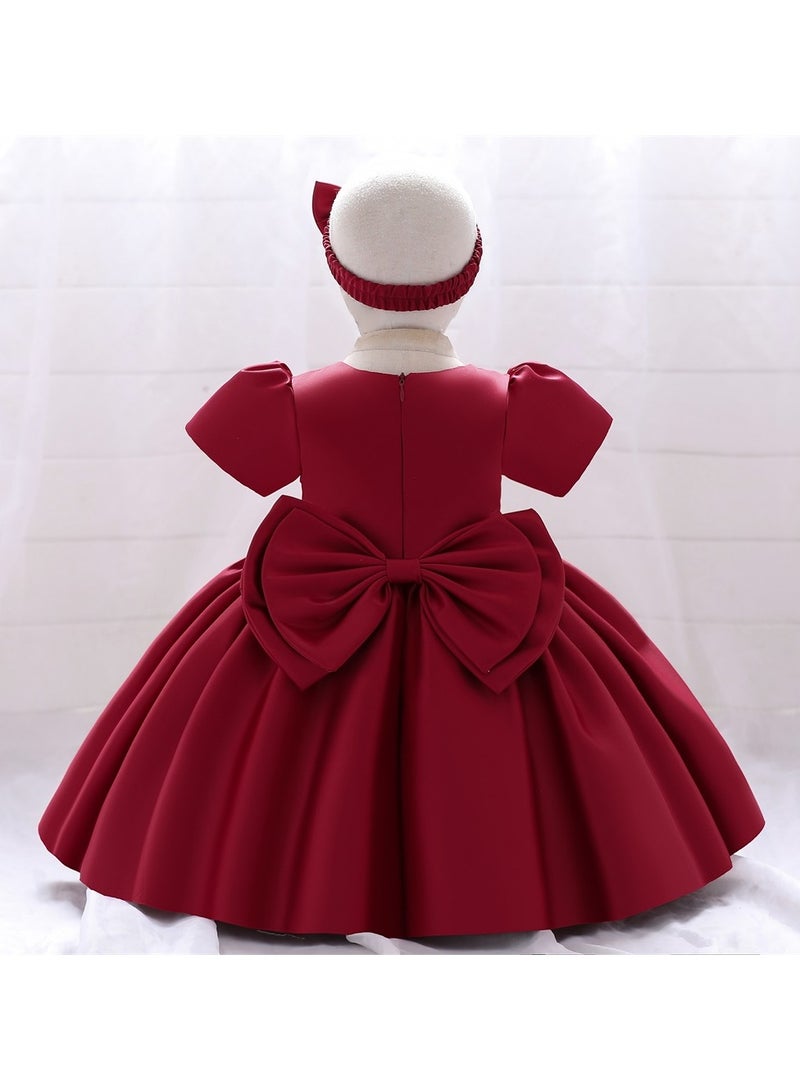 D'Daniela Satin Ballgown Dress - Image 3