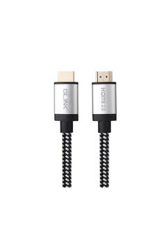 GLINK GLINK GL-201 ULTRA 4K-HIGH SPEED HDMI CABLE 2.0V with Ethernet 18Gbps, Supports DOLBY, 3D, 4K@60Hz, HDCP 2.2, Audio return, Cotton Braided, Gold Plated Metal Connector (5M/16FT)  - Image 3