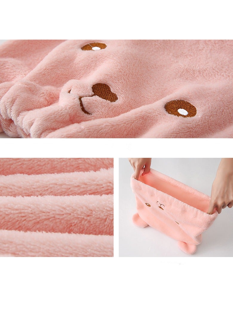 Goolsky Quick Dry Embroidered Shower Cap Dry Hair Towel For Women - Soft Microfiber Towel For Dry Hair And Bandana Style - Image 3