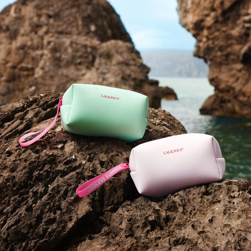 LaLicious Endless Summer Travel Body Care Set - Includes Gentle Body Exfoliator & Sugar Scrub + Hydrating Whipped Body Butter + Moisturizing Body Oil - Glowing Skin Essentials Body Care Kit - Image 3