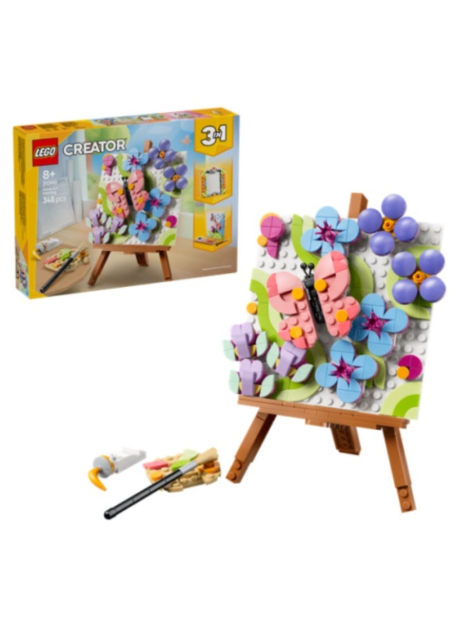 LEGO Floral Art Decor Painting Building Set - Image 1