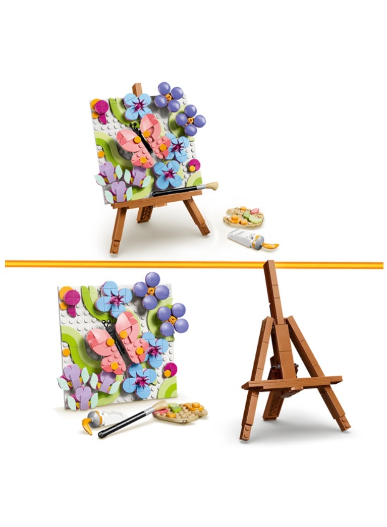 LEGO Floral Art Decor Painting Building Set - Image 3