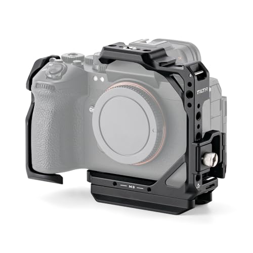 Tilta Full Camera Cage Compatible with Sony A1 II & A9 III – Black | Modular Aluminum Design, HDMI Cable Clamp & Cold Shoe | Secure Accessory Mount via 1/4"-20, 3/8"-16 & M3 Threads | Lightweight - Image 1