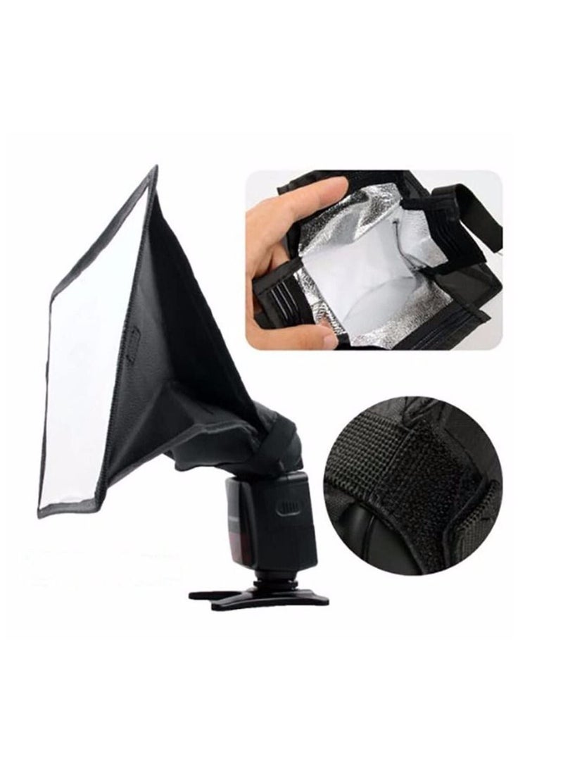 20cm x 30cm Foldable Diffuser Softbox for Flash speedlite  - Image 5