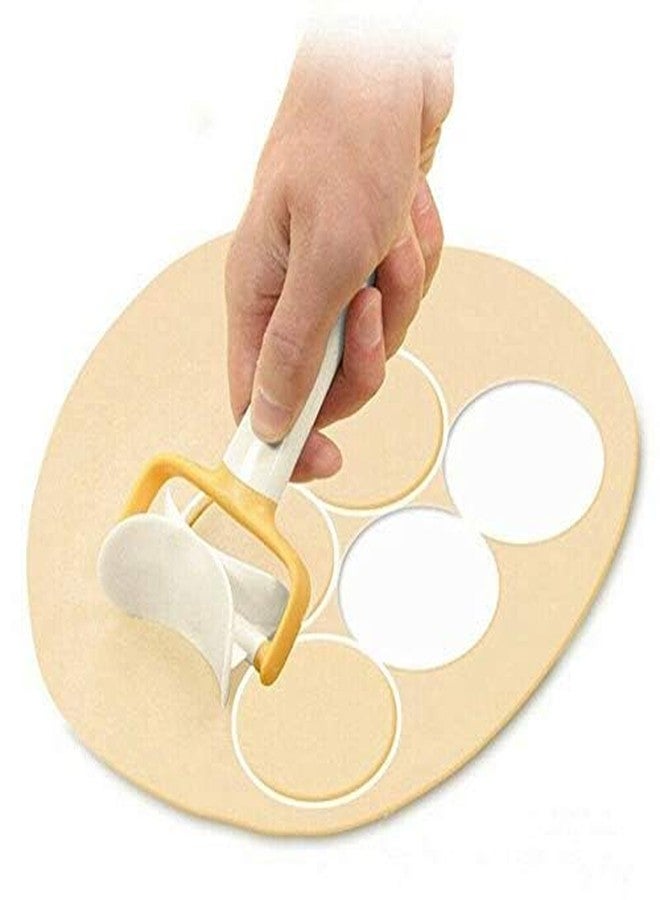 JIGVA Multi‑Use Rolling Cookie Cutter & Pastry Dough Roller – Scone, Puri & Biscuit Cutter with Fluted Edge - Image 4