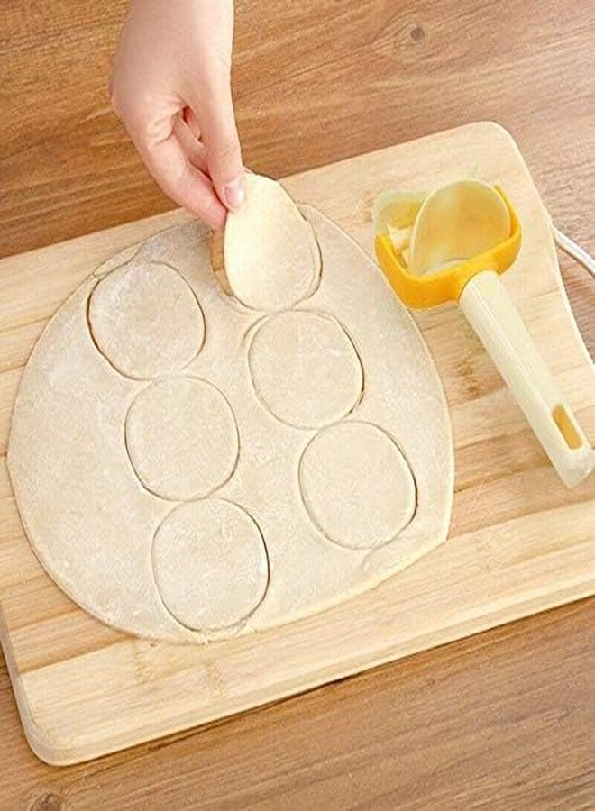JIGVA Multi‑Use Rolling Cookie Cutter & Pastry Dough Roller – Scone, Puri & Biscuit Cutter with Fluted Edge - Image 2
