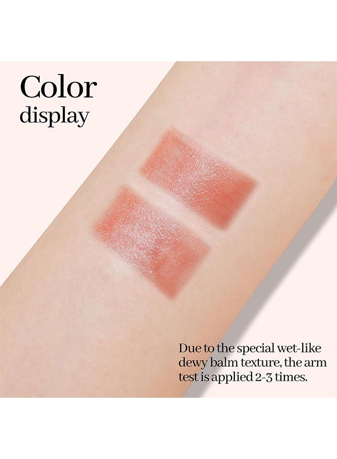 Gege bear Blush Stick,Double-ended Clear Highlighter Stick, Shimmer Glow Natural Dewy Face Highlighter Glass Skin Stick, Lightweight Translucent Creamy Multiuse Makeup Stick Watercolor Radiance Balm # 01 - Image 5