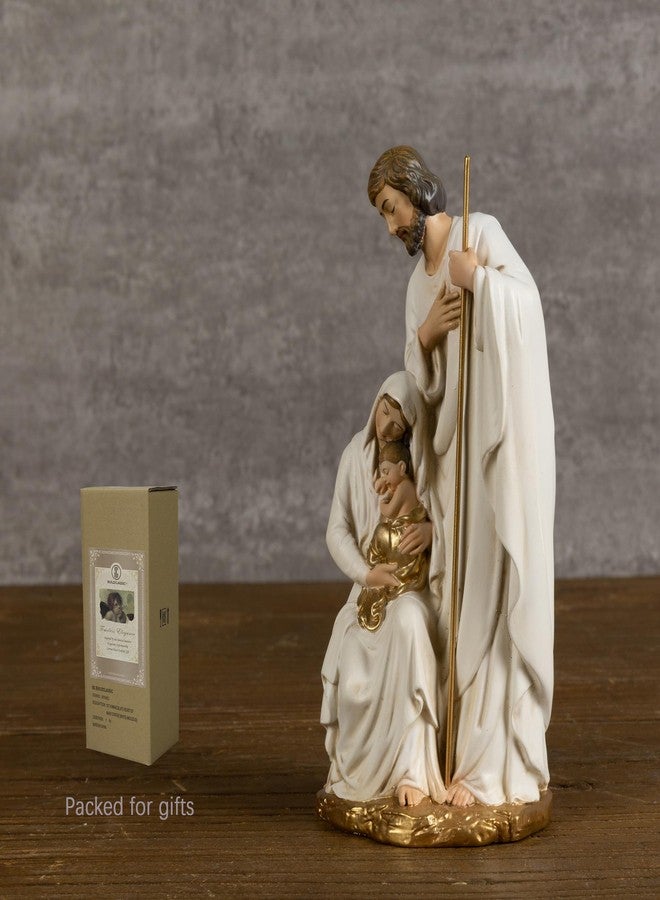 BC BUILDCLASSIC BC Catholic Holy Family Statue, 6" H Nativity Scene Indoor, Religious Gift, Christmas Home Decor, Collectable Figurine, Handpainted Renaissance Sculpture Purity & Grace Collection from Buildclassic - Image 4