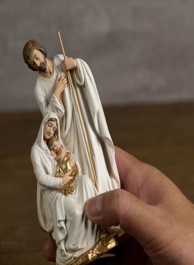 BC BUILDCLASSIC BC Catholic Holy Family Statue, 6" H Nativity Scene Indoor, Religious Gift, Christmas Home Decor, Collectable Figurine, Handpainted Renaissance Sculpture Purity & Grace Collection from Buildclassic - Image 5