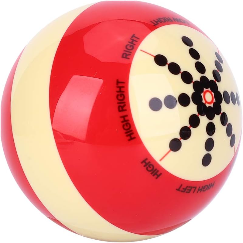klarako Pool Cue Ball, Billiard Cue Ball Practice Training Assist Accessory for America Pool Eight Ball, Diameter 2.3in - Image 5