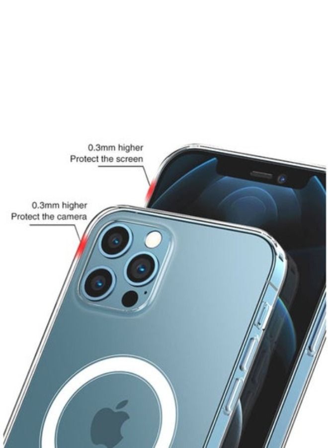 ACLIX Magnetic Case for iPhone 14 ProMax Case [Non-Yellowing MagSafe] Shockproof Protective Phone Cover Slim Thin Clear - Image 2