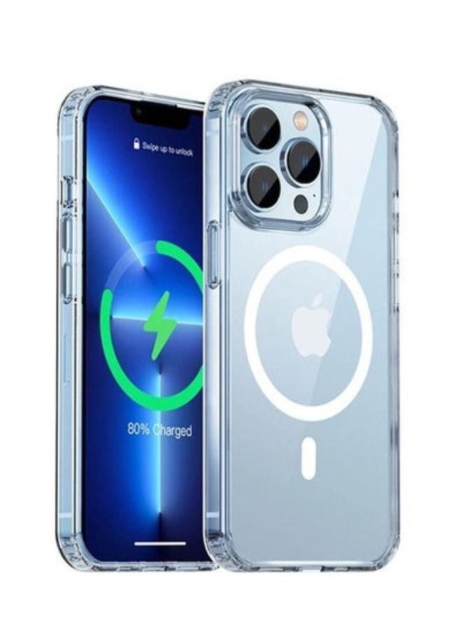 ACLIX Magnetic Case for iPhone 14 ProMax Case [Non-Yellowing MagSafe] Shockproof Protective Phone Cover Slim Thin Clear - Image 1