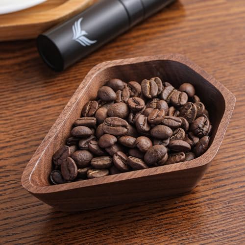 KNODOS Walnut Coffee Bean Dosing Cup and RDT Coffee Spritzer Gift Set Coffee Bar Accessories Wooden Dosing Vessel Single Dose Coffee Measuring Tray Kit - Image 4