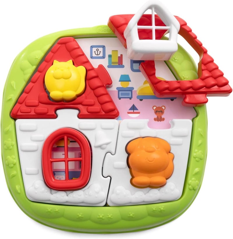 Chicco 2-in-1 House & Farm Puzzle for Ages 10-36 Months - Image 1