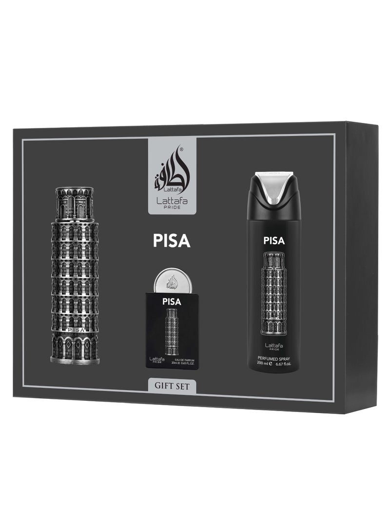 Lattafa Pride 3 Piece Giftset - Pisa - Image 1