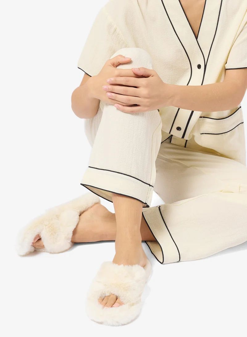 Ginger Fur Bedroom Slippers