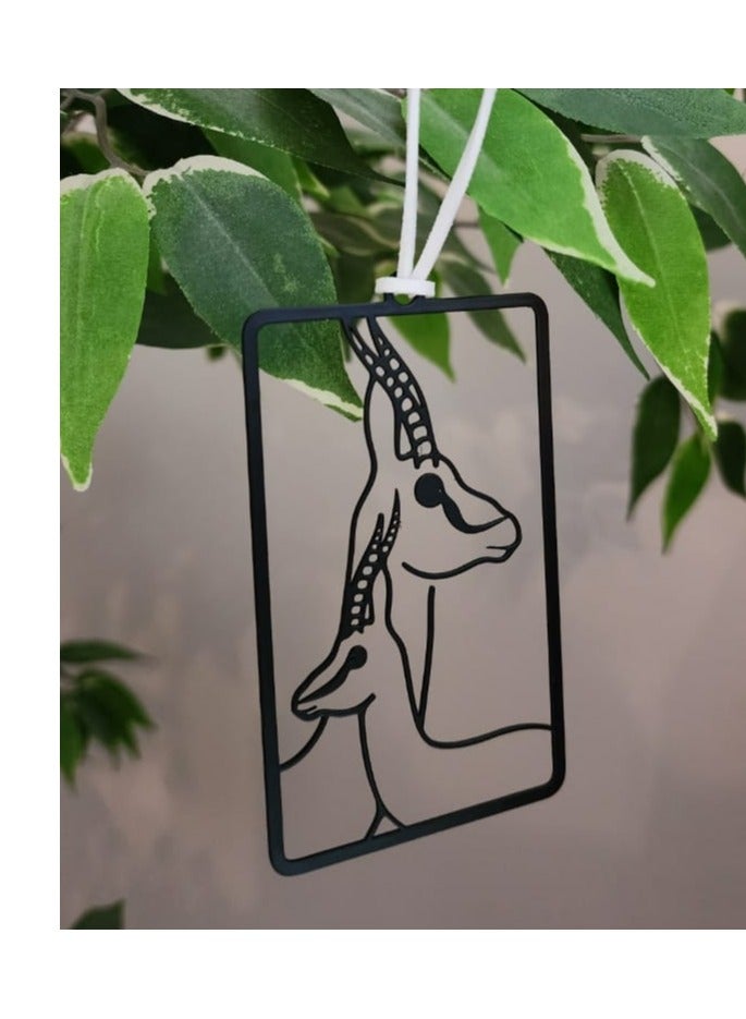 Passion District Car hanging decoration accessories made of steel with deer animal design - Image 4