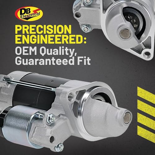 DB Electrical SND0476 New Starter Compatible with/Replacement for Mower Turf ZD25 ZD28 05-Bk / D1105 25HP Diesel /1G069-63010, 1G069-63011, 1G069-63012, 77700-02596 - Image 2