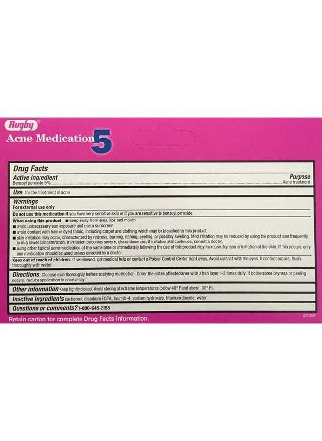 Rugby Benzoyl Perox Gel/Acne Med 5% Benzoyl Peroxide5% White 425Gm Upc 305361055561 - pzsku/Z82576F3CC8D99718BF52Z/45/_/1678707975/bd32d870-4cff-458e-a613-0d6b11a7308b