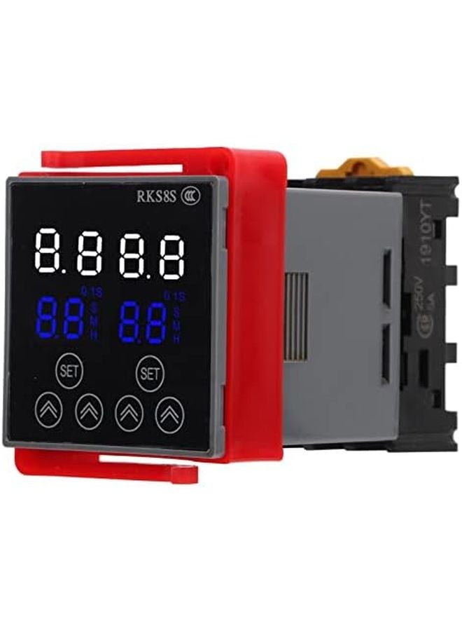 Multifunctional LCD Delay Timer Relay Adjustable 0 01S To 9999H 3 Working Modes DC12V - Image 2