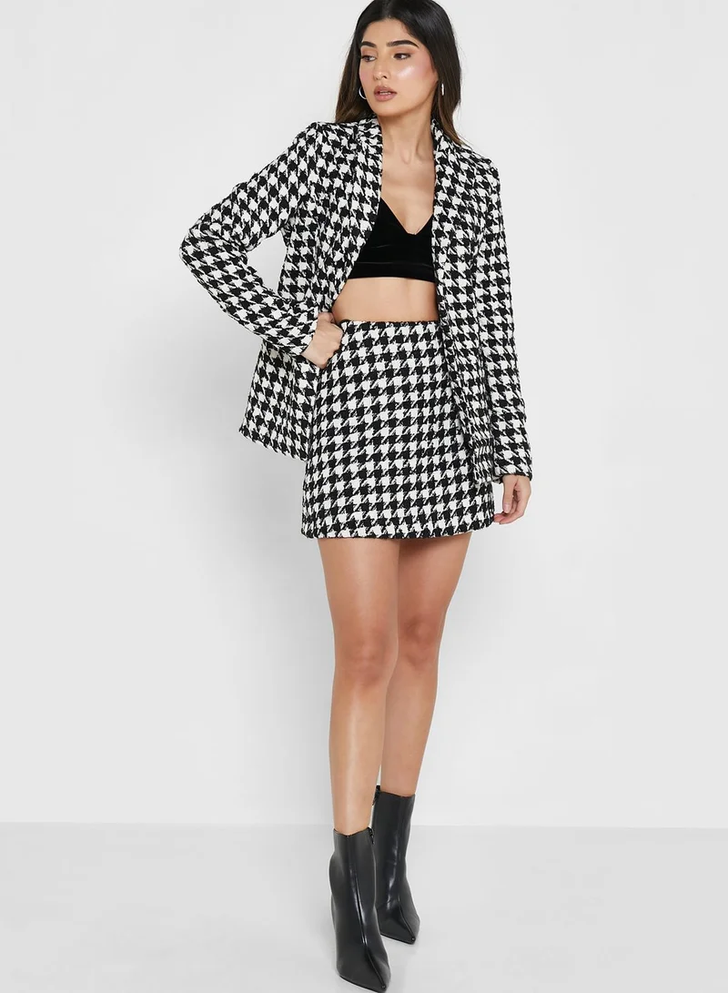 Miss Selfridge High Waist Printed Skirt