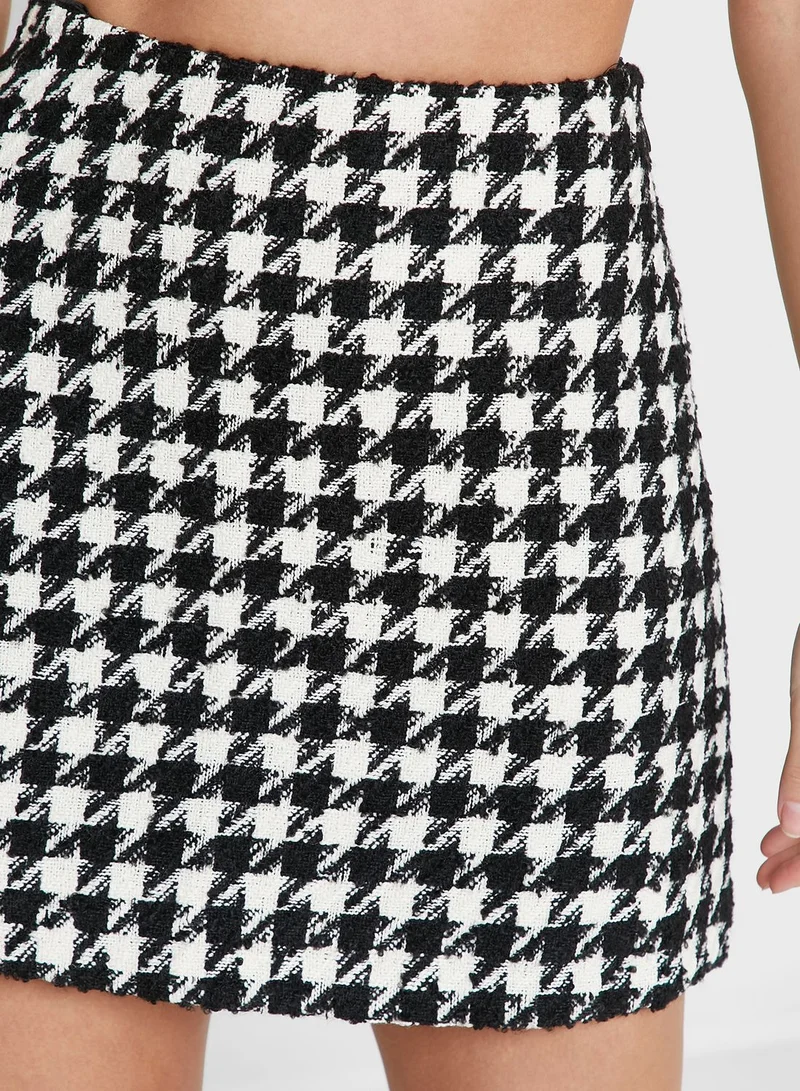 Miss Selfridge High Waist Printed Skirt