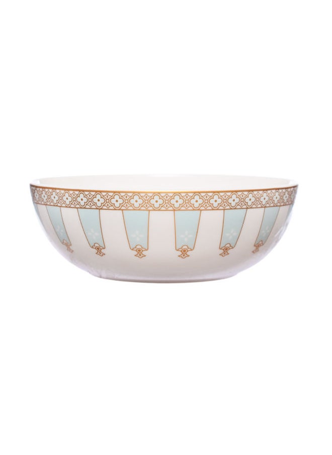 Royal Porcelain Royal Porcelain | Round Soup Plate | Fleur De Green | 24.5 CM  - Image 1