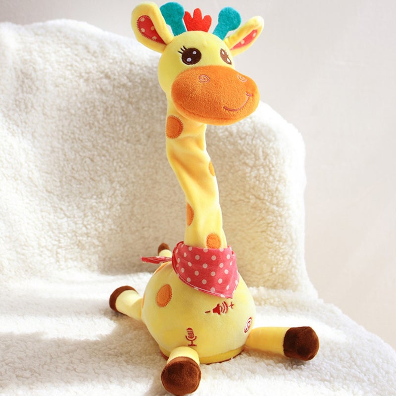Dancing Giraffe Toy 7.9x13.8 Soft Singing Dancing Giraffe Plush Toy with Volume Adjustment for Baby Girls and Boys - Image 4