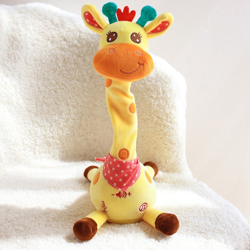 Dancing Giraffe Toy 7.9x13.8 Soft Singing Dancing Giraffe Plush Toy with Volume Adjustment for Baby Girls and Boys - Image 5