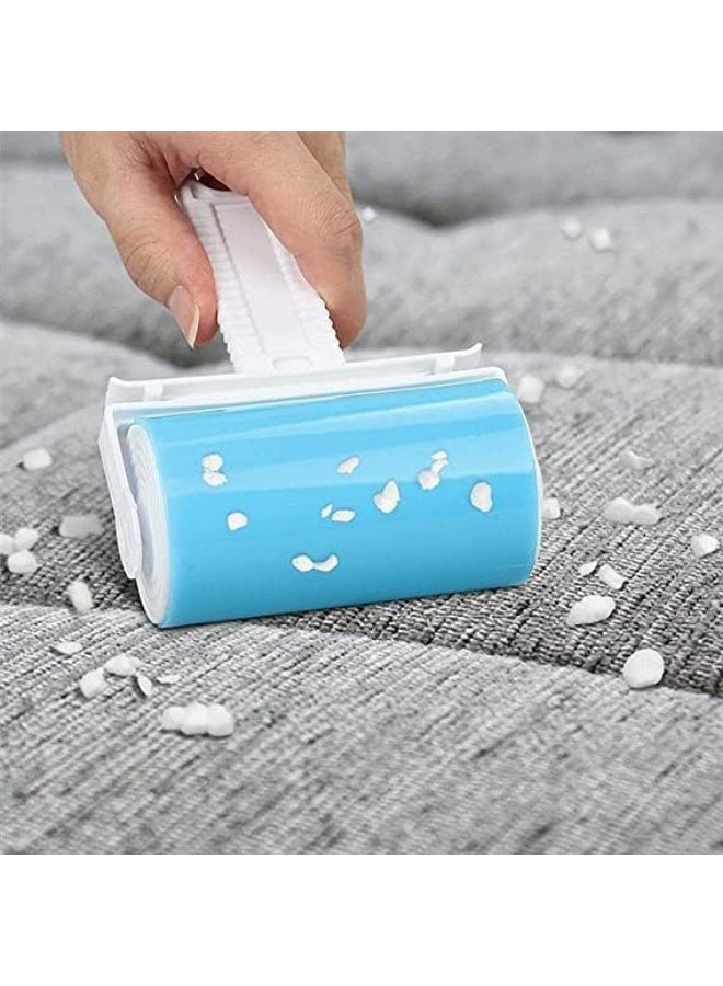 Sticky roller sucking dust hair, clothes, wool dust, fluff & pet hair remover,washable reusable lint roller - Image 2
