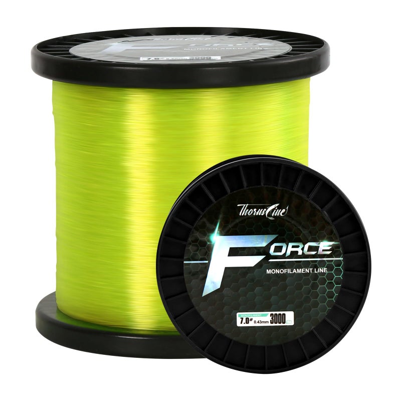 ThornsLine Force Monofilament Fishing Line Superior Mono Leader Materials Exceptional Strength Nylon Fishing line 2100lb Abrasion Resistant Mono Line - Image 2