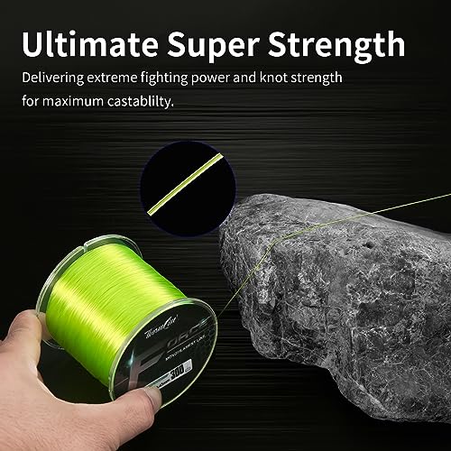 ThornsLine Force Monofilament Fishing Line Superior Mono Leader Materials Exceptional Strength Nylon Fishing line 2100lb Abrasion Resistant Mono Line - Image 3