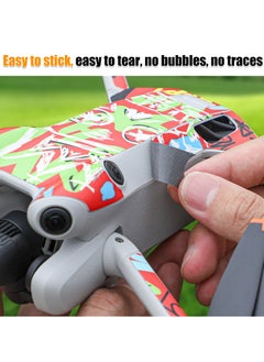 SYOSI Mini 4 Pro Skin Set, PVC Decals for DJI Mini 4 Pro Accessory, Compatible with DJI RC 2 Remote Controller  - Image 4