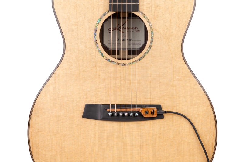 KNA SG-2 Bridge-Mounted Piezo Pickup for Acoustic, Steel-String Guitar â€“ Natural Tone, Lightweight, Detachable, Volume Control, Singer Songwriter, Open Mic, No-Battery, Easy No-Mod Installation - Image 2