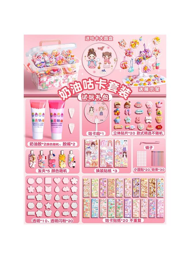 Bluejw Cream Gel Goo Card Suit Gula Card Sticker Material Diy Manual Card Account Goo Ka Deluxe Edition Puzzle - Image 1