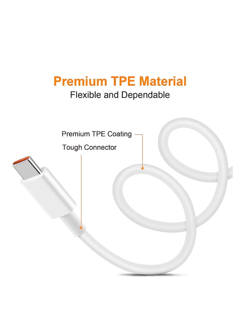 2Packs USB C Charger Cable 1M for Xiaomi 14T Pro, Fast Charger Cable 120W 3A, 67W Turbo Charging Cable Type C Cable for Redmi Note 14 13 12 Pro 11 10 Pro POCO X6 X6 Pro M6 Xiaomi 14 15 13 Pro 13 12T - Image 4