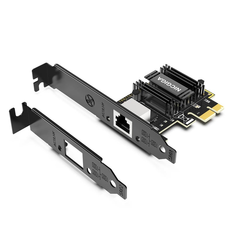 NICGIGA 5Gb BaseT Network Card Realtek RTL8126 Controller NICGIGA 5G PCIe Ethernet Adapter Support WOL 5Gbe RJ45 Port NIC Card Windows1011Windows ServerLinux - Image 2