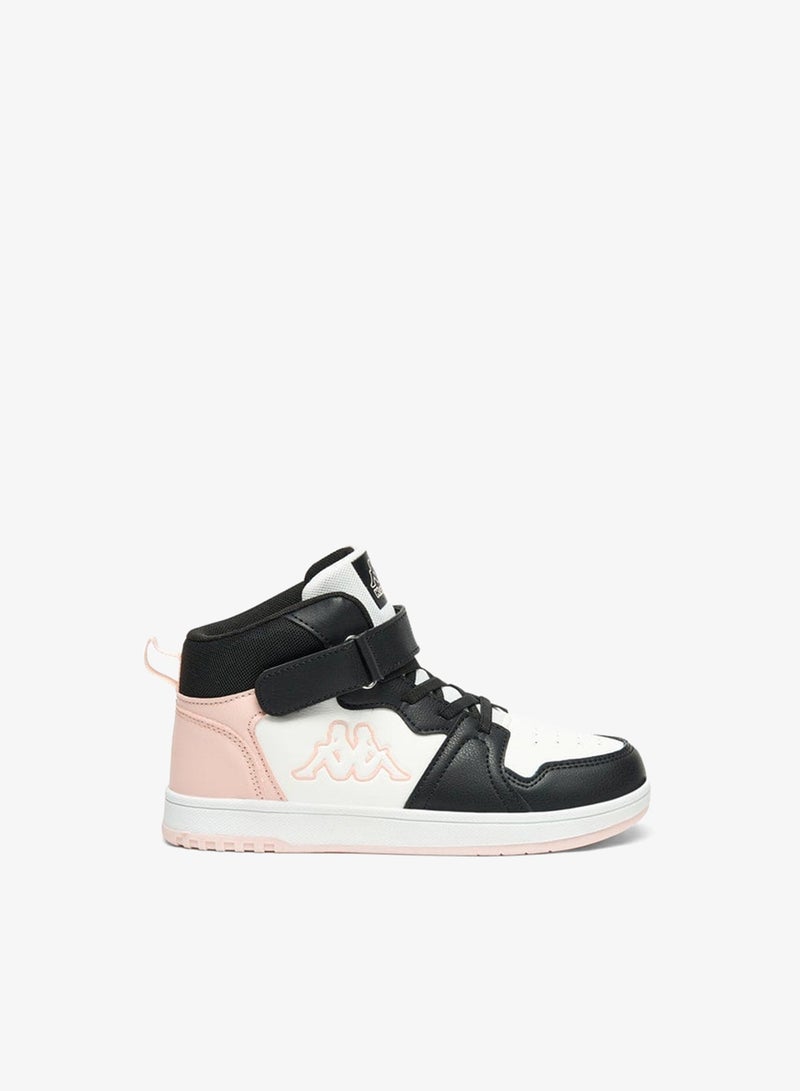 كابا سنيكرز بناتي بأربطة لاصقة بتصميم كتل ألوان - Image 1