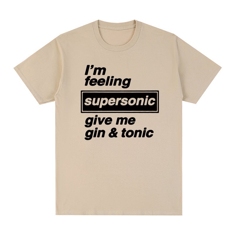 Oasis Band Logo Vintage T-Shirt Feeling Give Me Rock Liam Ga - Image 2