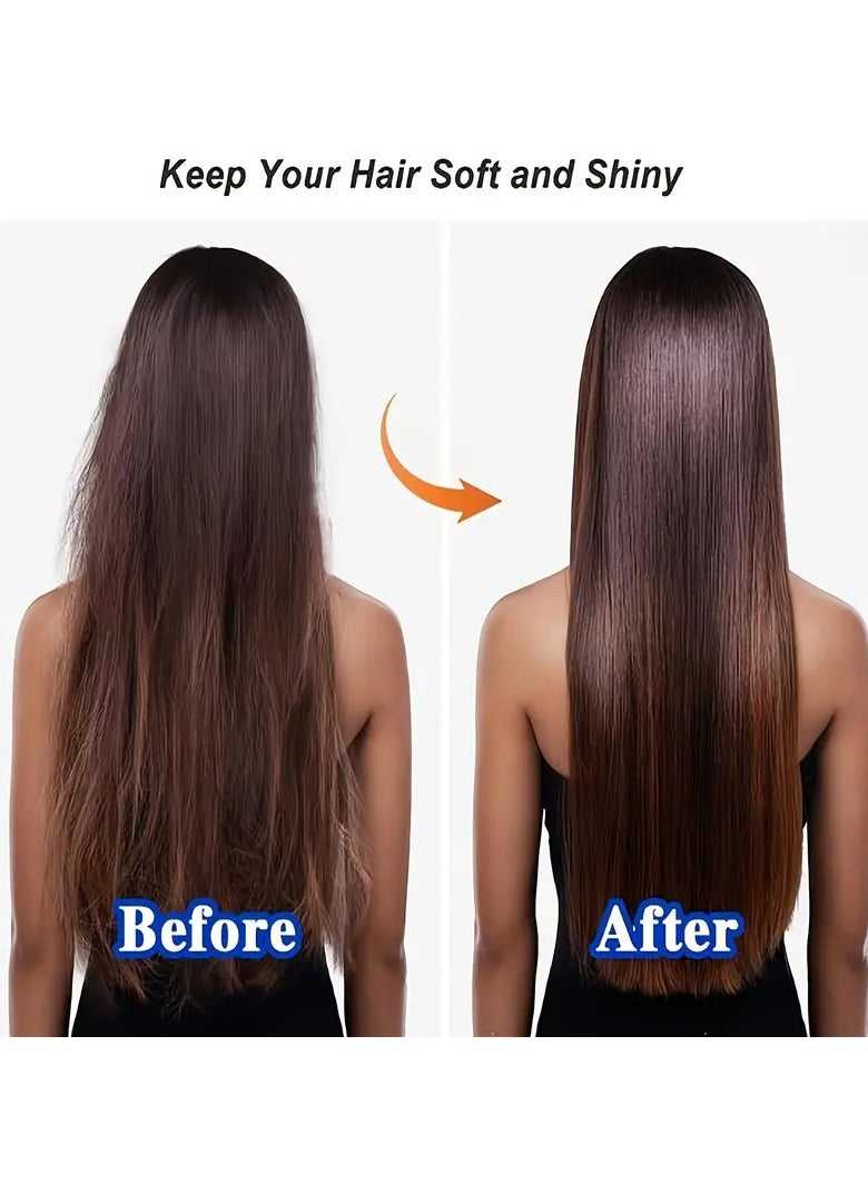 Goolsky Self-Cleaning Anti-Static Massage Hair Brush - Retractable Rotating Finishing Comb for All Hair Types, Durable ABS Plastic Handle, Rubber Bristles - Image 3