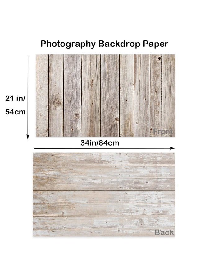 RENIAN Food Photography Background Set 3pcs 34x21inches/54x84cm Flat Lay Photoshoot Backdrop Double Sided for Photo Studio Product Jewelry Tabletop Blogger Pictures Props, 6 Patterns - Image 5