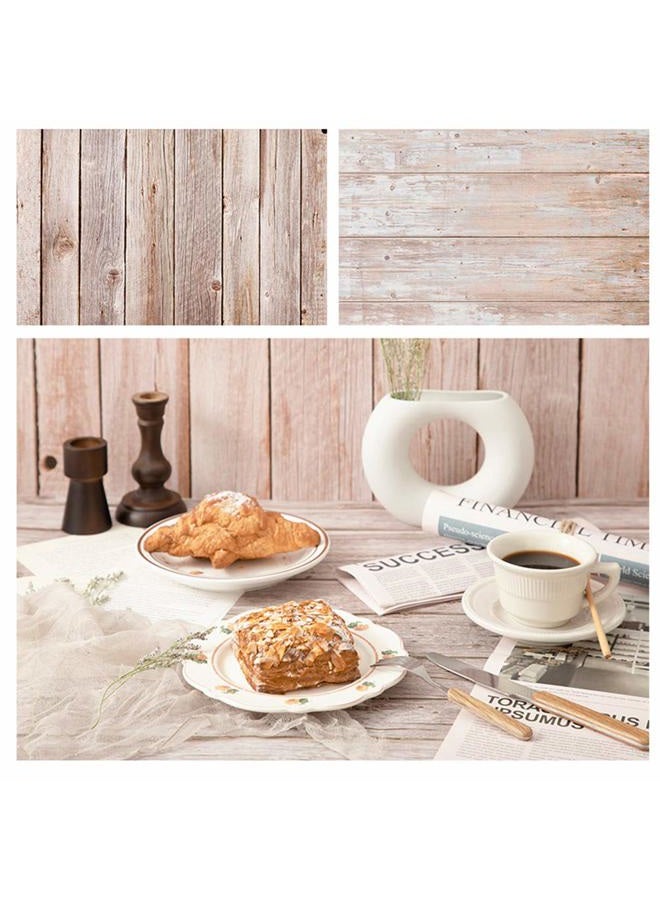 RENIAN Food Photography Background Set 3pcs 34x21inches/54x84cm Flat Lay Photoshoot Backdrop Double Sided for Photo Studio Product Jewelry Tabletop Blogger Pictures Props, 6 Patterns - Image 2