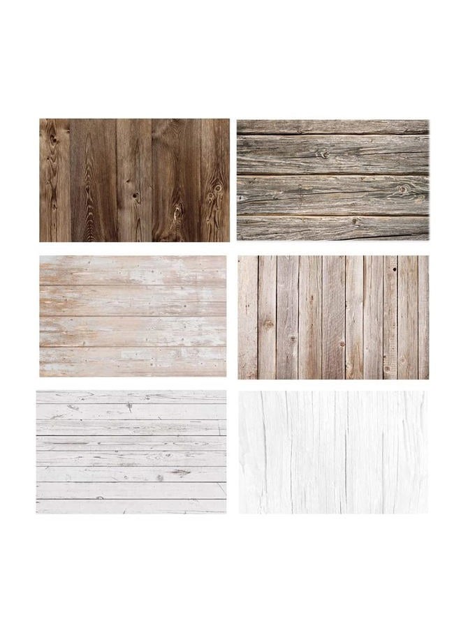 RENIAN Food Photography Background Set 3pcs 34x21inches/54x84cm Flat Lay Photoshoot Backdrop Double Sided for Photo Studio Product Jewelry Tabletop Blogger Pictures Props, 6 Patterns - Image 1